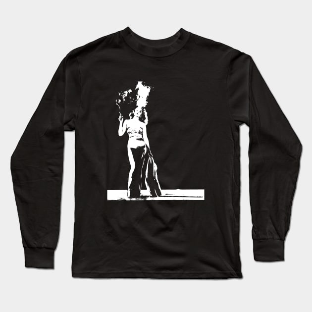 Rita Hayworth Long Sleeve T-Shirt by GloopTrekker